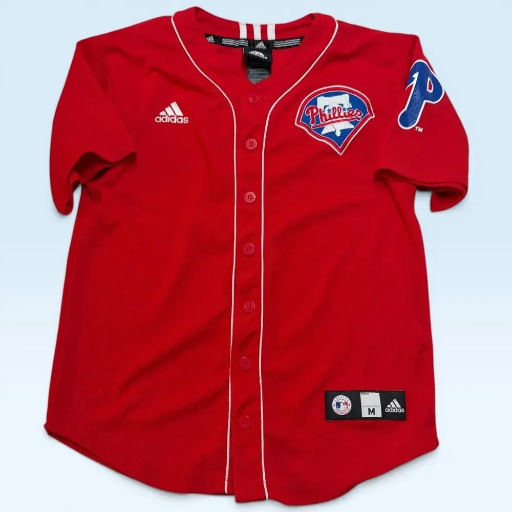 Philadelphia Phillies Jersey Youth M Ryan Howard 6 Adidas